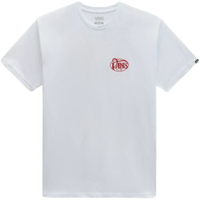 VANS OVAL SCRIPT SS TEE HERREN T-SHIRT - WHITE - HERREN T-SHIRT 