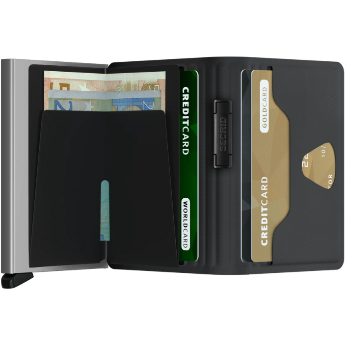 SECRID MINIWALLET -  BLACK-WHITE - WALLET