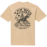 VANS HERREN T-SHIRT ON THE ROAD OVERDYE SS TEE - TAOS TAUPE - HERREN T-SHIRT 