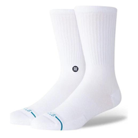 ICON QUARTER - STANCE - WHITE - SOCKEN