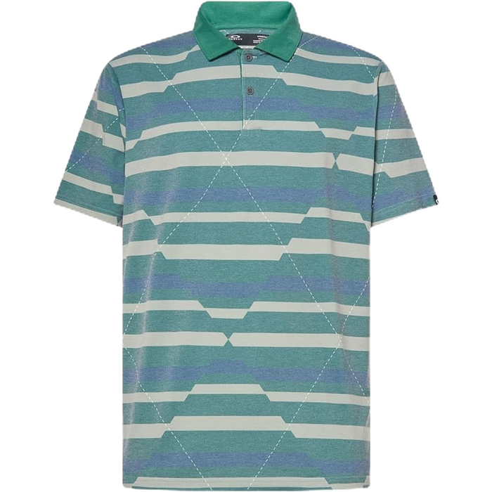 OAKLEY - FRACTURED ARGYLE - Hybrid Viridian - T-Shirt 