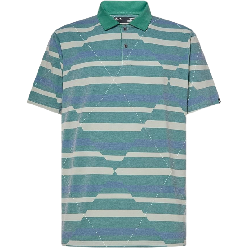 OAKLEY - FRACTURED ARGYLE - Hybrid Viridian - T-Shirt 