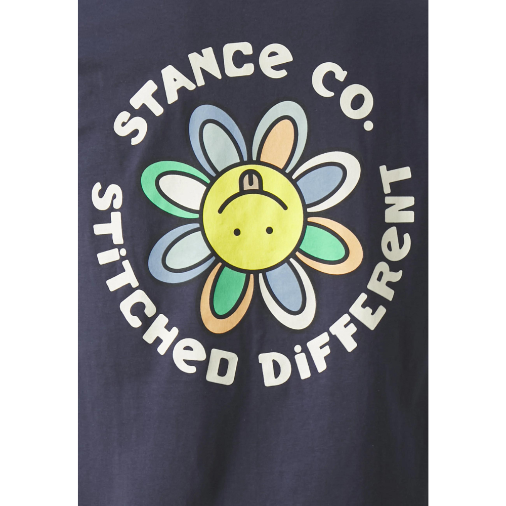 STANCE - FORAL PUNCH - NAVY - T-SHIRT 