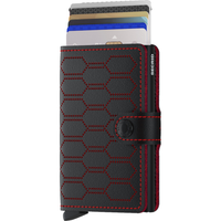 Secrid Miniwallet - Fuel Perforated - black red - Wallet