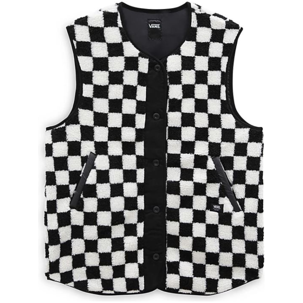 VANS DAMEN MASON REVERSIBLE VEST - SCHWARZ - DAMEN WESTE 