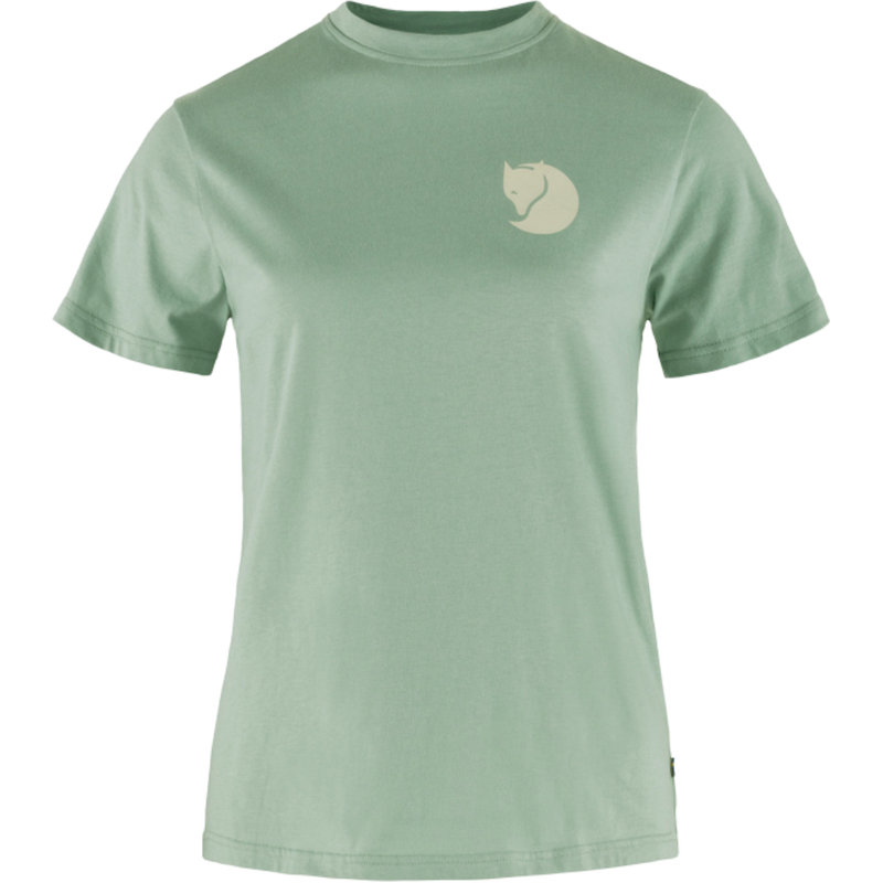 Fox Boxy Logo Tee W -Fjällräven - Misty Green - T-Shirt 