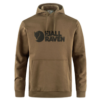 Fjällräven Logo Hoodie M - Fjällräven - Wood Brown - Hoodie 