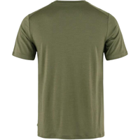 Abisko Wool Logo SS M - Fjällräven - Laurel Green - T-Shirt 