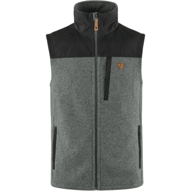 Buck Fleece Vest M - Fjällräven - Grey-Melange - Weste 