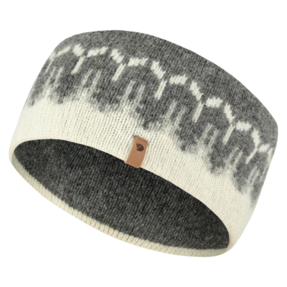 Övik Path Knit Headband - Fjällräven - Chalk White-Grey - Stirnband 