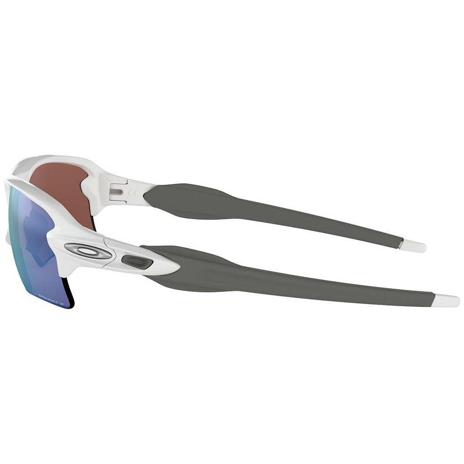 Oakley - Flak 2.0 XL - Polished White - Prizm Deep Water Polarized - Sonnenbrille 