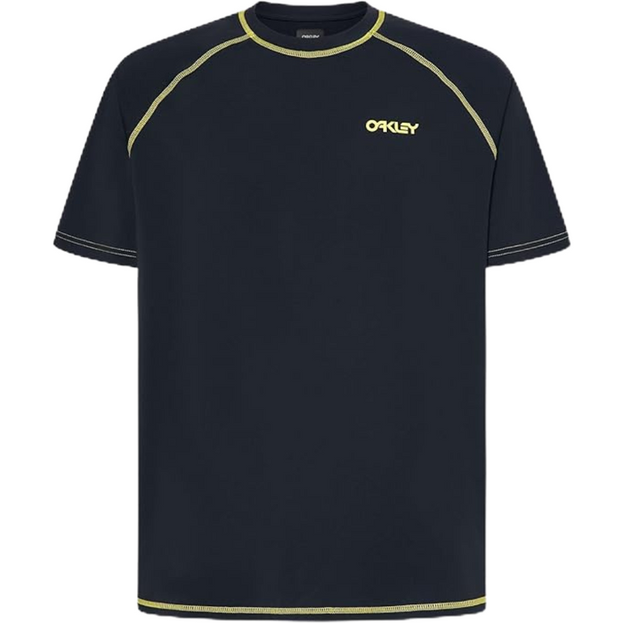 Oakley - FINGERPRINT RASHGUARD - Blackout - T-Shirt 