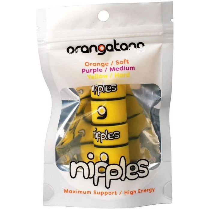 Orangatang - Nipples Double Barrel Bushings Hard  - gelb -  Longboardachse