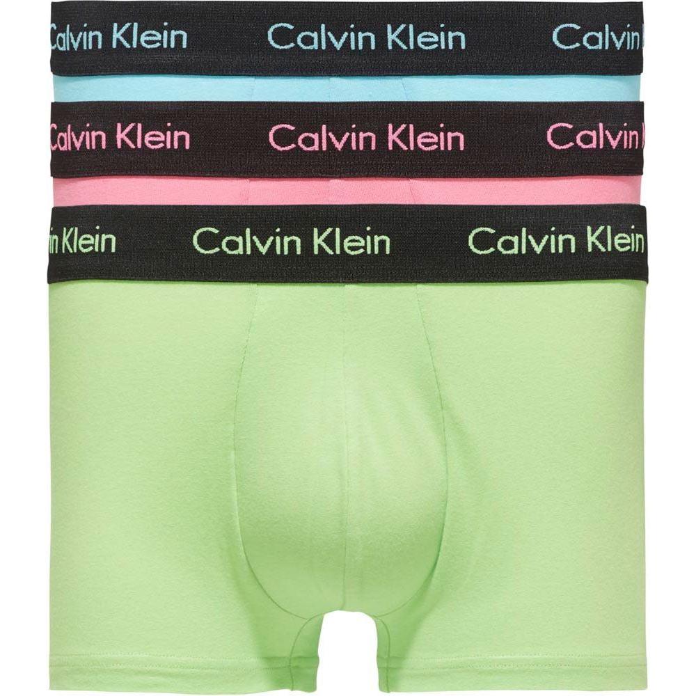 Calvin Klein - 3P LR Trunk - Boxer Short - Pink Green Blu