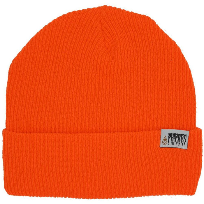 Metal Script Beanie - Phieres - Orange - Beanie