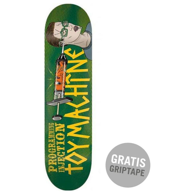 Toy Machine - Programming Injection - Green -  Skatedeck