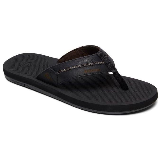 Coastal Oasis Deluxe - Quiksilver - black/black/grey - Flip Flops