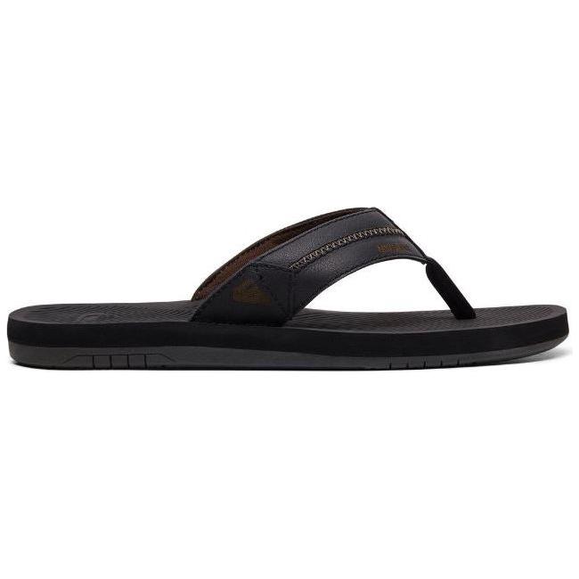 Coastal Oasis Deluxe - Quiksilver - black/black/grey - Flip Flops