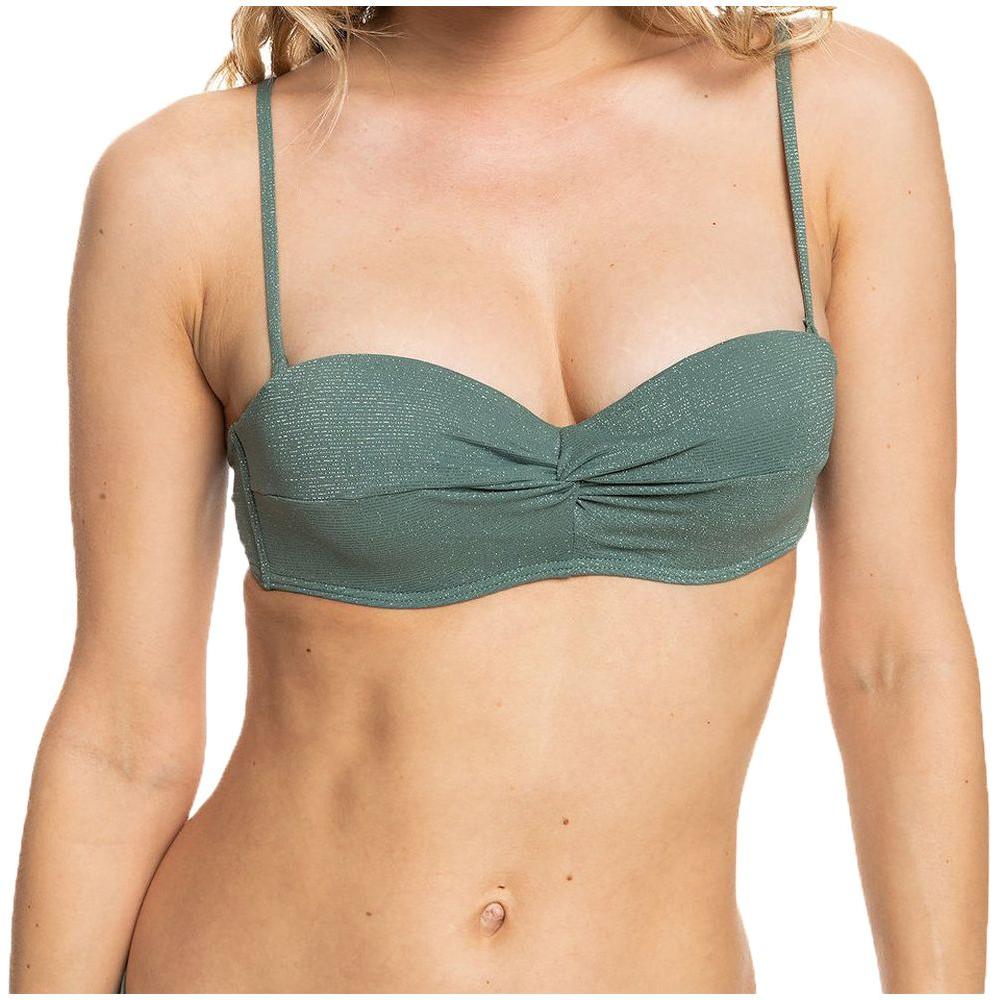 Shimmer Time Bandeau - Roxy - Laurel Wreath - Bikini Top