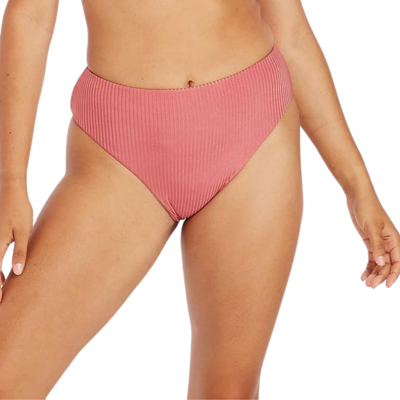 SIMPLY RIB RETRO-Volcom-Dusty Rose-Bikini Hose