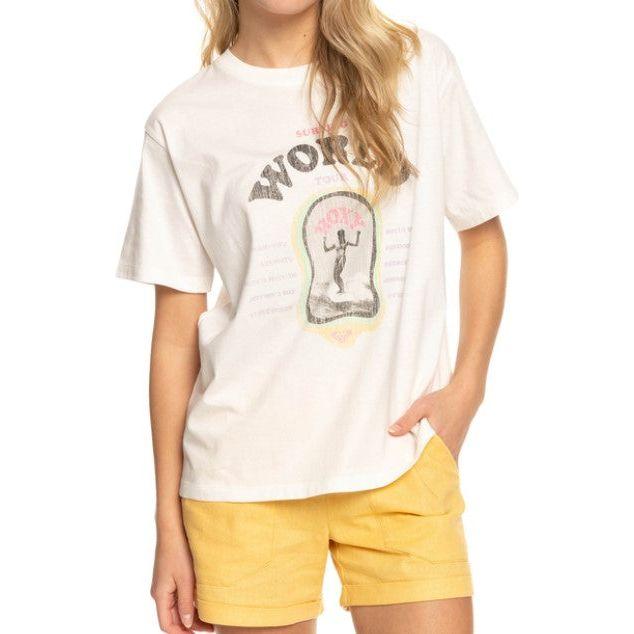 MOONLIGHT SUNSET B - Roxy - SNOW WHITE - T-Shirt