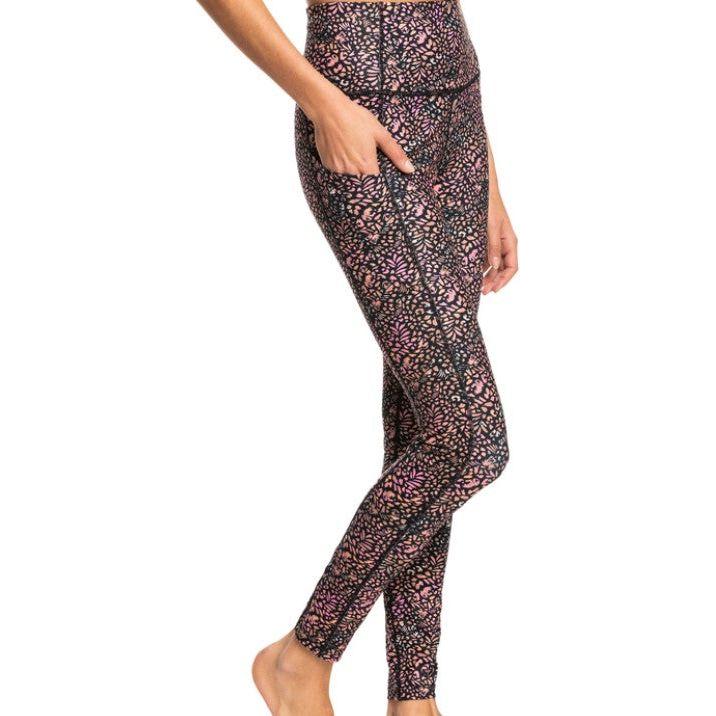 HEART INTO IT LEGGING PT - Roxy - ANTRACITE ANIMAL DUS - Legging