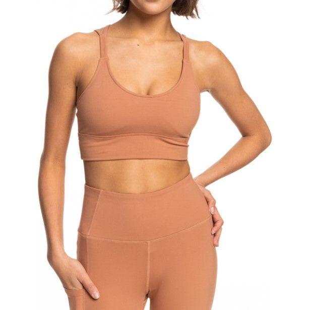 HEART INTO IT ELONGATED BRA - Roxy - MOCHA MOUSSE - BH