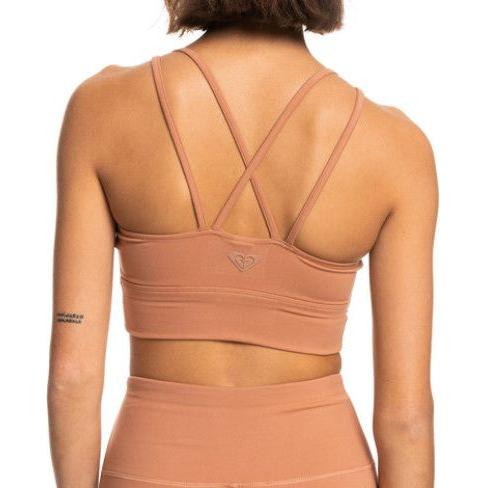 HEART INTO IT ELONGATED BRA - Roxy - MOCHA MOUSSE - BH