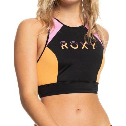 ROXY ACTIVE FULL SUPPORT BRA - Roxy - Anthracite - Bikini Tops