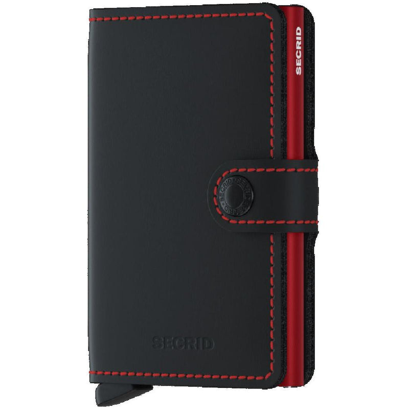 Secrid - miniwallet - Matte Black & Red- Geldtaschen