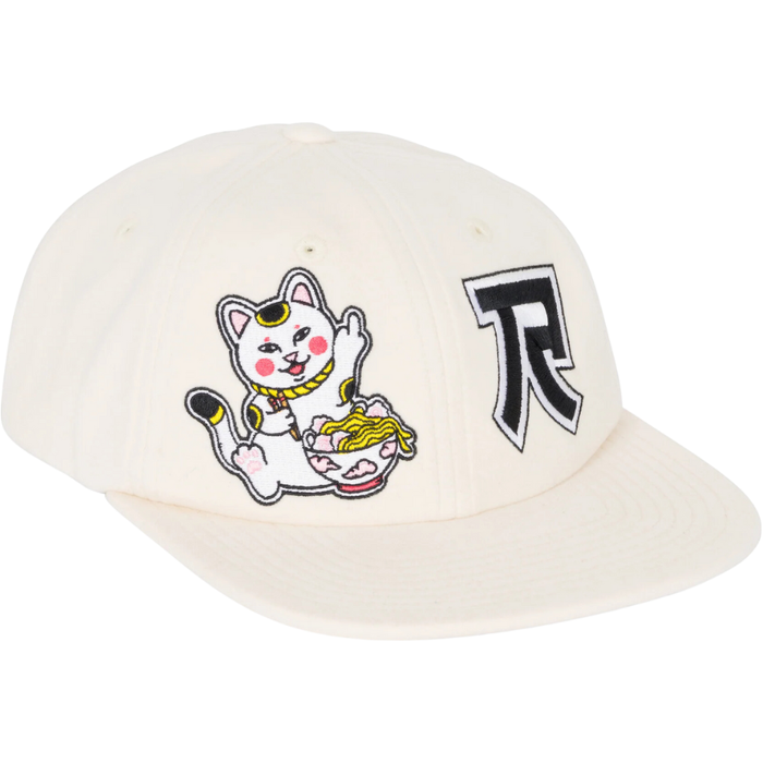 Lucky Nerm Wool Strapback - Rip N Dip - CREAM - Snapback Cap