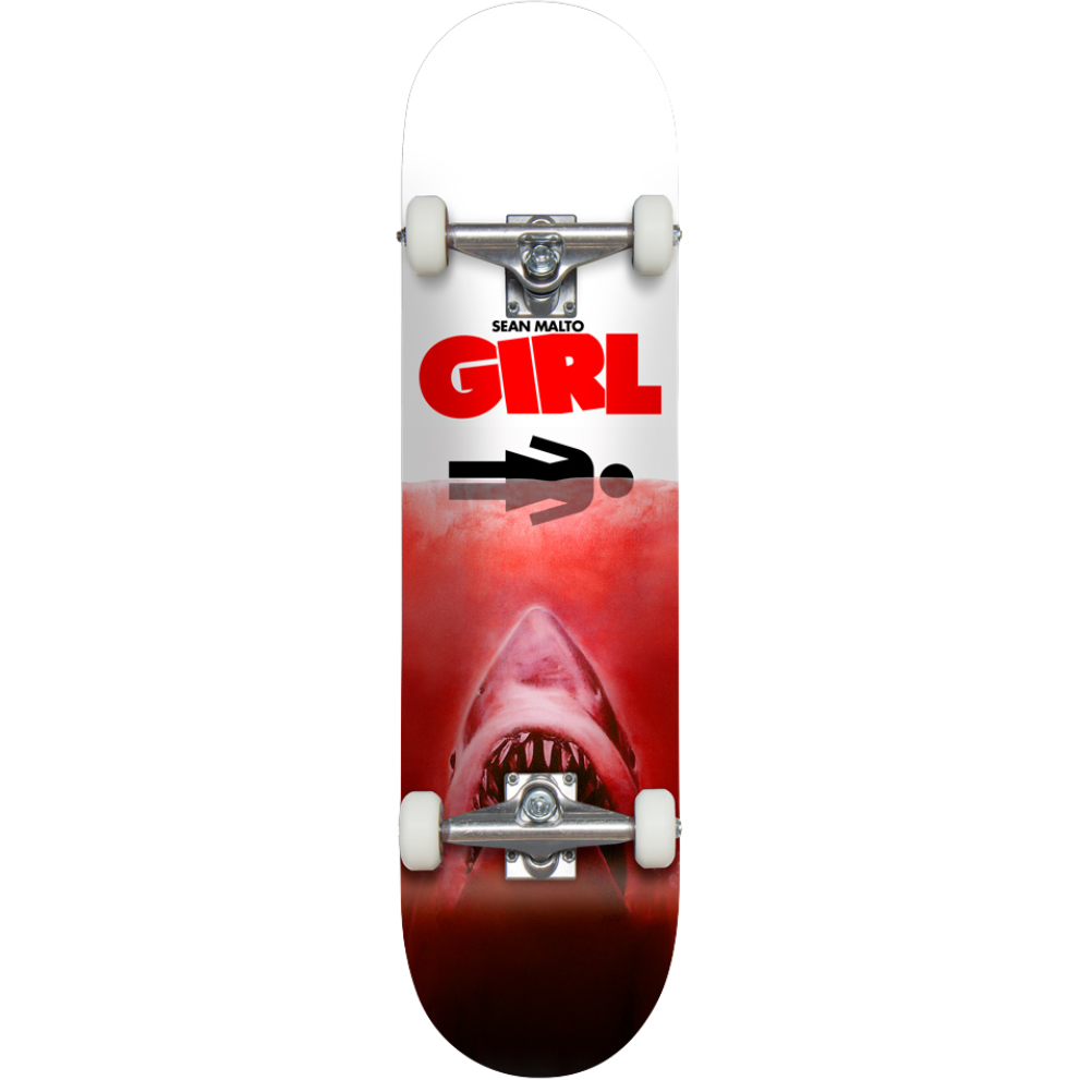 Malto Shark Attack PP 7,75 Red - Girl - nocolor - Skateboard-Complete