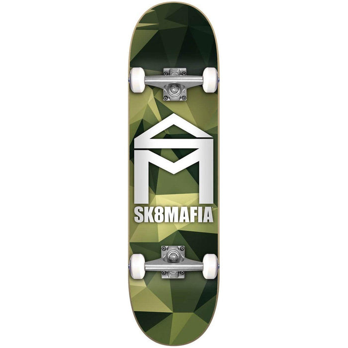 Sk8mafia - House Logo Camo Green 7.87x31.60 - nocolor -  Complete Skateboard