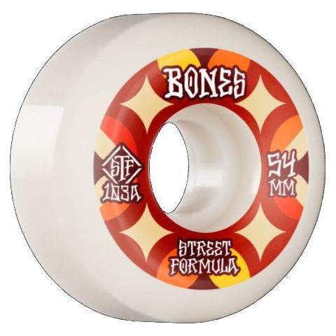 STF Retros 103A V5 Sidecut - Bones - White - SB Rollen-Wheels