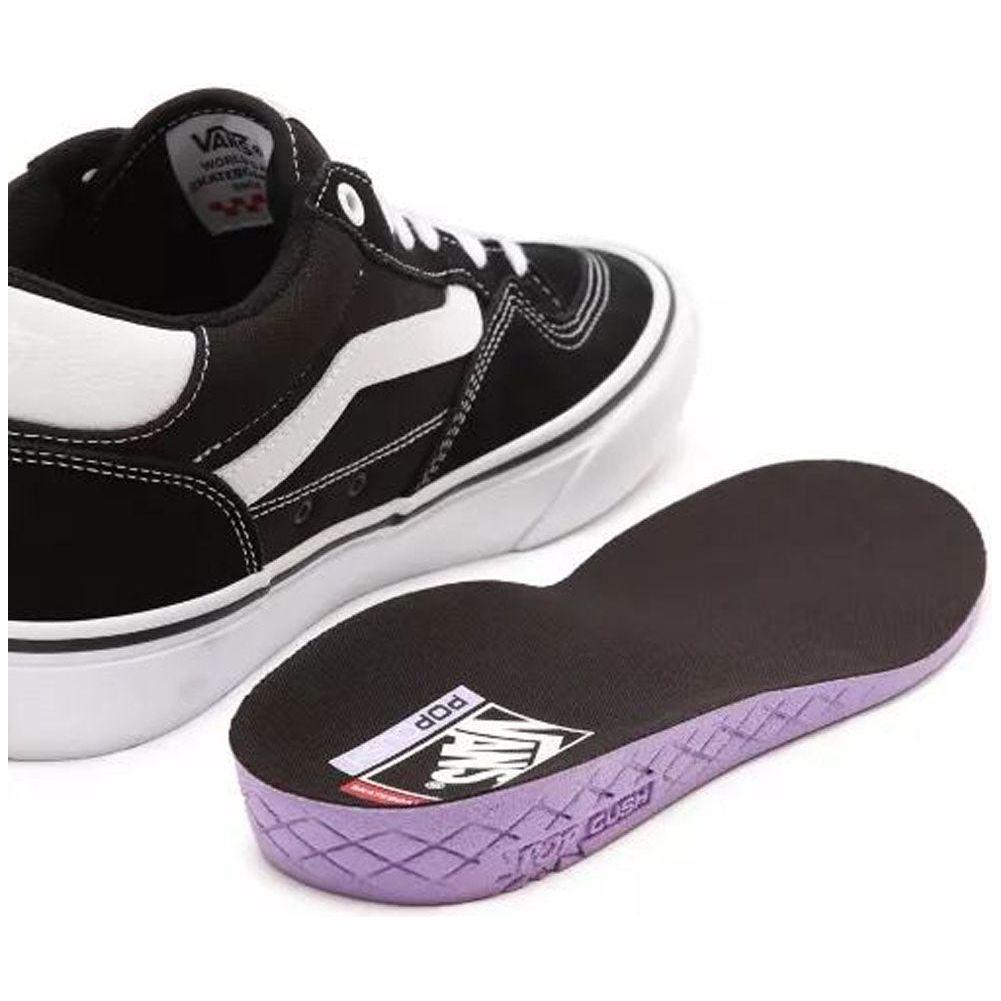 MN Rowan - Vans - Black/True White - Skateschuh