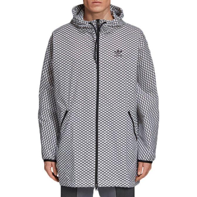 Adidas - PLGN Grid WB - Streetwear  -  Jacken  -  Windbreakers - Grey