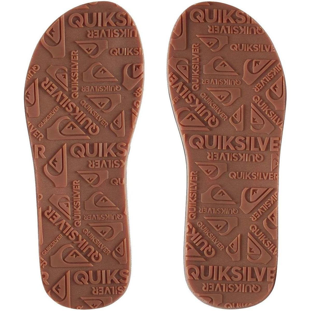 CARVER NUBUCK - Quiksilver - solid black - Flip Flop