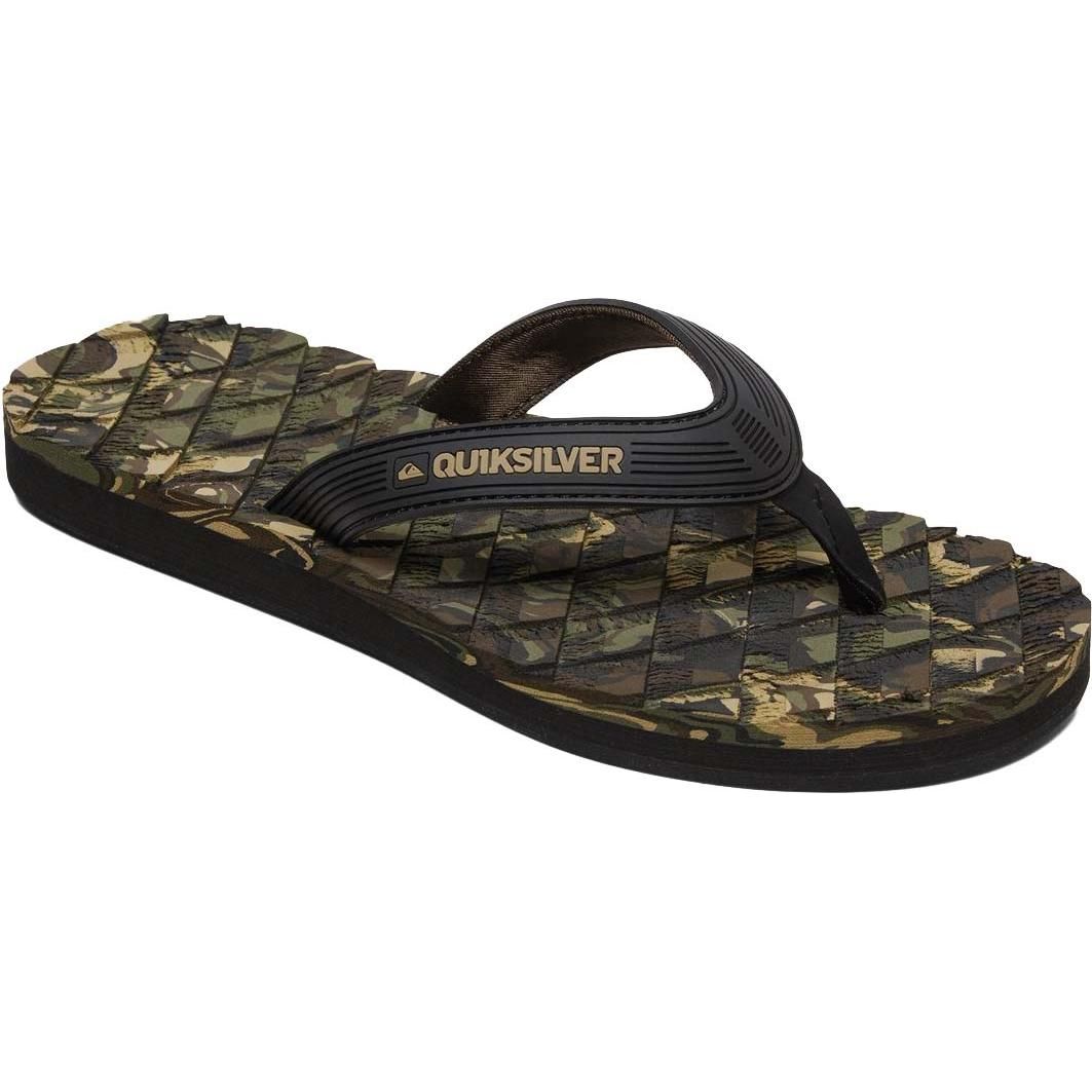 MASSAGE 2 - Quiksilver - BLACK/GREEN/BLACK - Flip Flop