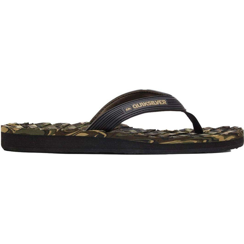 MASSAGE 2 - Quiksilver - BLACK/GREEN/BLACK - Flip Flop