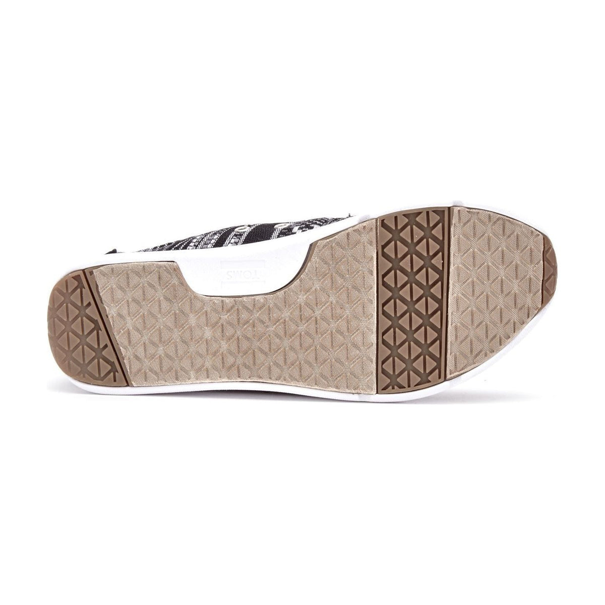 Tom's - Black White Cultural woven women del rey - black - white - muster - damen Schuhe von Tom's - Tom's Damen Schuhe - Women Sneaker