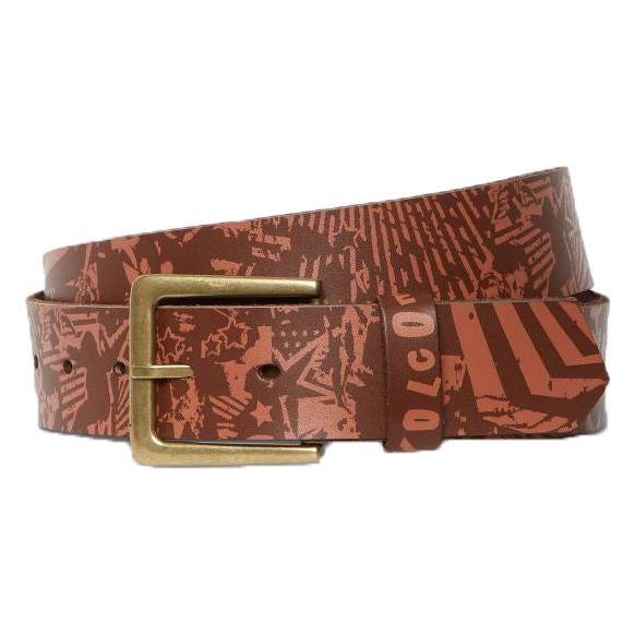 Darien Belt - Volcom - BROWN - Ledergürtel