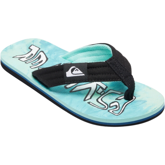 Quiksilver - MOLOKAI LAYBACK II  YOUTH - GREEN/BLUE/YELLOW - Flip Flop