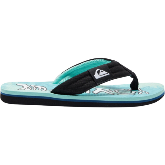 Quiksilver - MOLOKAI LAYBACK II  YOUTH - GREEN/BLUE/YELLOW - Flip Flop