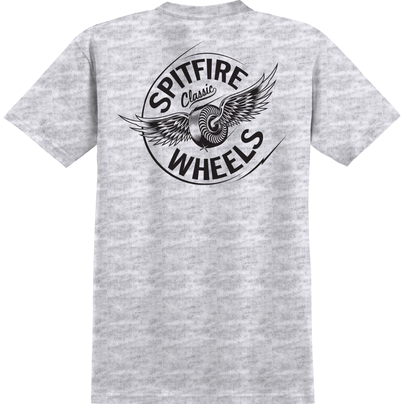 Flying Classic Tee - Spitfire - Ash Black 