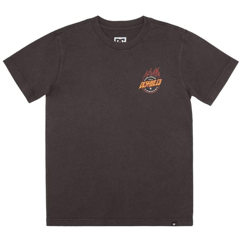 FIERY SS BOY - DC - Black Enzyme Wash - T-Shirt