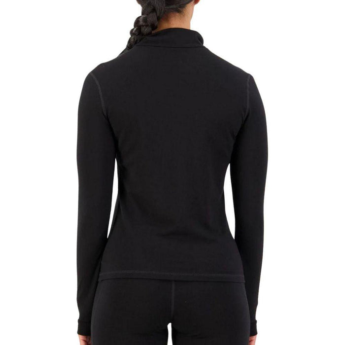 Cascade Merino Flex 200 1/4 Zip - Mons Royale - Black 