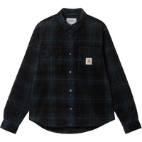 Ginnis Shirt Jac - Carhartt - Ginnis Check, Deep Teal 