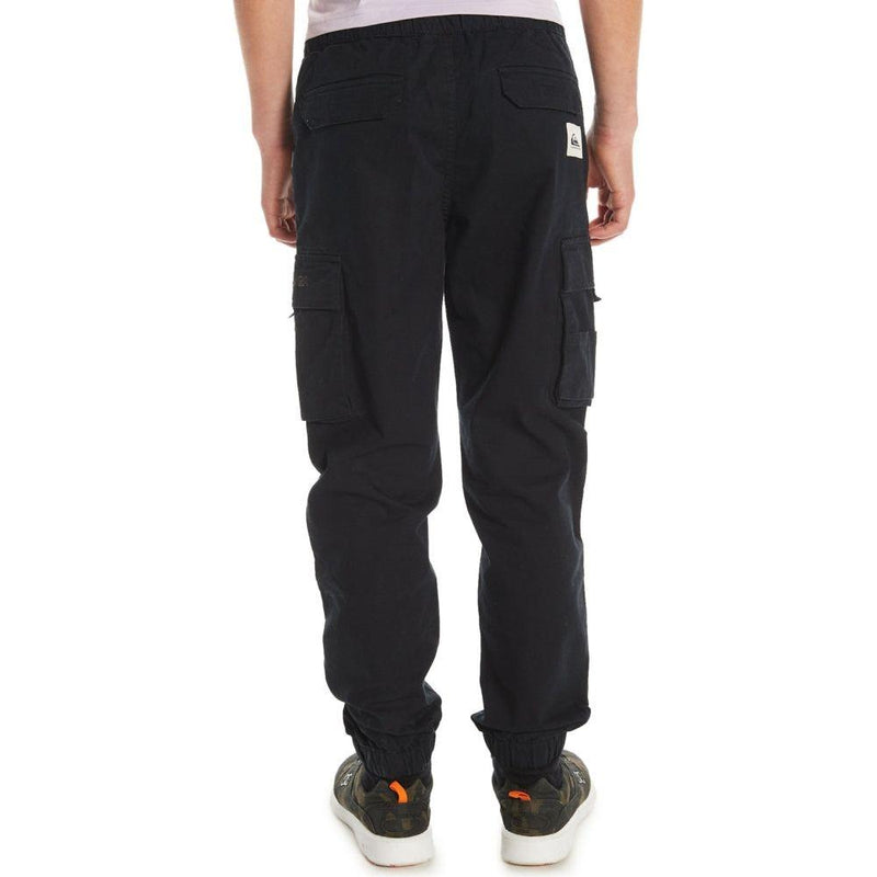 Quiksilver - UPCARGOTOSURF  - BLACK - Cargo Pant