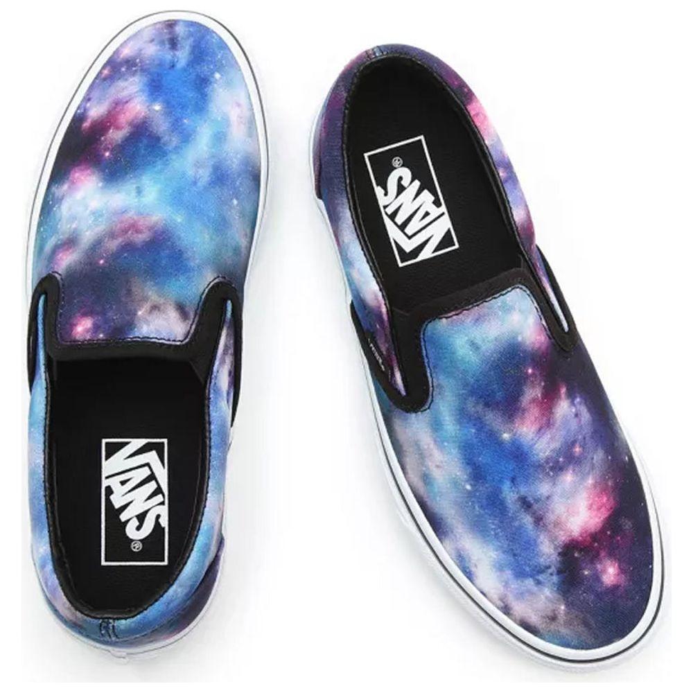 Vans - Classic Slip-On Galaxy - Black True White - Schuhe - Ballerinas und Slippers - Straßenschuhe - Slipper