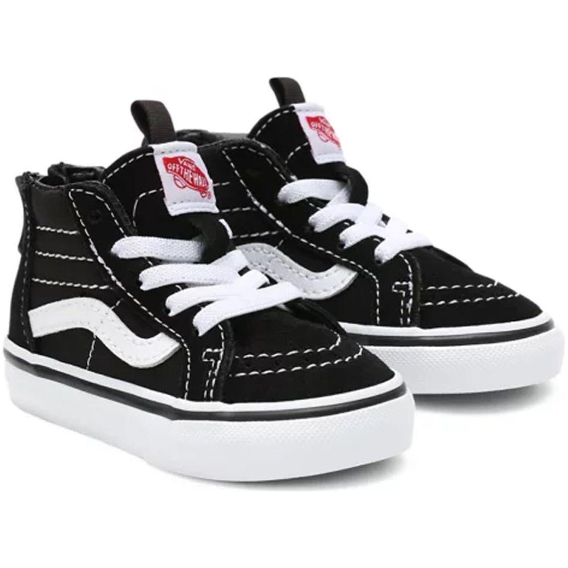 Vans - TD SK8-HI ZIP - BLACK/WHITE - Schuhe - Sneakers - High - Sneaker High